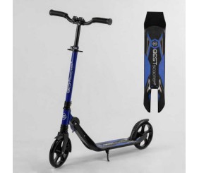 Самокат двоколісний "Best Scooter" (затиск керма, колеса PU - 20 см, 1 амортизатор)