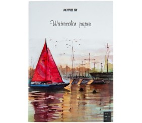 Папір для акварелі А3, 10 аркушів, 200г/м2