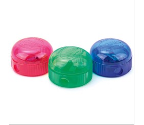 Точилка з контейнером 210K Ice пласт. кругла