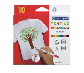 Маркер Textile 2739 2 мм, набір 10 кол.
