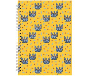 Блокнот на спіралі тверда обкл., А5, 96арк. №24