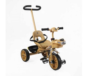 Велосипед 3-х колісний BS-70619 Best Trike колеса EVA переднє 10’’, заднє 8’’, сталева рама, УКР. ОЗВУЧУВАННЯ, батьківська ручка, в коробці