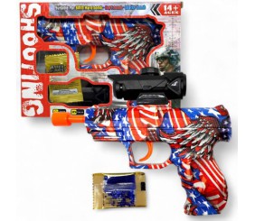 Пістолет стріляє орбізами, в коробці (американський)