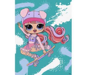 Картина за номерами " L. O. L. Surprise! Tweens Skate Dance Ali Dance" 30х40 см