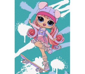Картина за номерами "L. O. L. Surprise! Tweens Skate Dance Ali Dance 2" 30х40 см