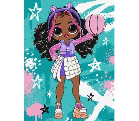 Картина за номерами "L. O. L. Surprise! Tweens Skate Dance Hoops Cutie" 30х40 см