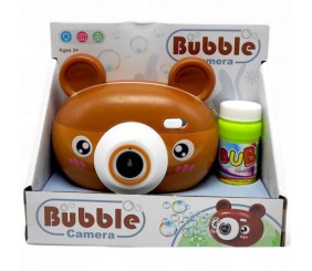 Бульбашкова машина "Фотоапарат ведмедик" з ременем