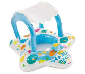 Надувне коло з ніжками і дашком (81х79 см)