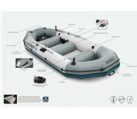 Човен "MARINER" Чотиримісний, Розмір:328x145x48 см