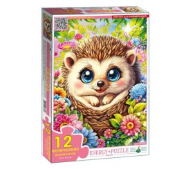 Пазли для малюків "Їжачок", 12 елементів