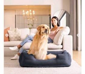 Лежанка для домашніх тварин (Розмір:97х74х23 см, максимальне навантаження - 22.7 кг)