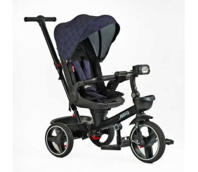 Велосипед "BestTrike Marco" (поворотне сидіння, складне кермо, колеса з прогумованим PU, кошик, телескопічна ручка, фара музична)