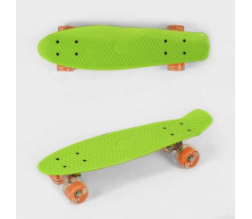 Пенні борд "Best Board", САЛАТОВИЙ, дошка = 55см, колеса PU зі світлом, діаметр6 см