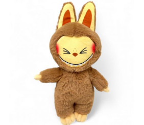 Іграшка мʼяка "Лабубу Коричнева" 34 см