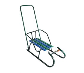 Сани "Сніговий баранчик" колір - зелений