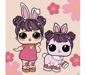 Картина по номерах "L.O.L. Surprise! Chinese New Year Doll & Pet" 40х40 см