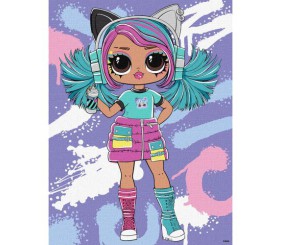 Картина по номерах "Tweens LOL Skate Dance Emma Emo" 30х40 см