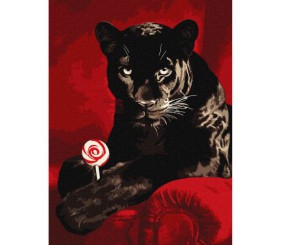 Картина за номерами "Солодкий погляд" 30х40 см