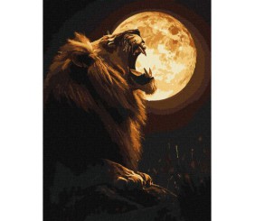 Картина за номерами "Нічний хижак", 30х40 см