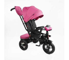 Велосипед 6088 F Best Trike (1) ПОВОРОТНЕ СИДІННЯ, СКЛАДНЕ КЕРМО, ФАРА МУЗИЧНА З USB,Bluetooth НАДУВНІ КОЛЕСА, ПУЛЬТ ВКЛЮЧЕННЯ СВІТЛА І ЗВУКУ