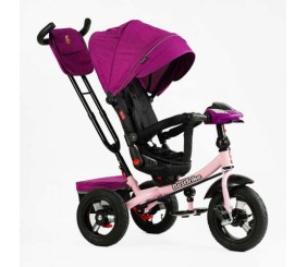 Велосипед 6088 F Best Trike (1) ПОВОРОТНЕ СИДІННЯ, СКЛАДНЕ КЕРМО, ФАРА МУЗИЧНА З USB,Bluetooth НАДУВНІ КОЛЕСА, ПУЛЬТ ВКЛЮЧЕННЯ СВІТЛА І ЗВУКУ