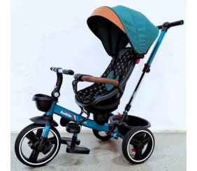 Велосипед 6390 BestTrike Oscar (1) ПОВОРОТНЕ СИДІННЯ, КЕРМО СКЛАДАЄТЬСЯ, КОЛЕСА З ПРОГУМОВАНИМ PU, КОШИК, ТЕЛЕСКОПІЧНА РУЧКА