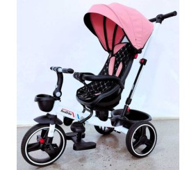 Велосипед 6390 BestTrike Oscar (1) ПОВОРОТНЕ СИДІННЯ, КЕРМО СКЛАДАЄТЬСЯ, КОЛЕСА З ПРОГУМОВАНИМ PU, КОШИК, ТЕЛЕСКОПІЧНА РУЧКА