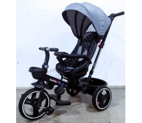 Велосипед 6390 BestTrike Oscar (1) ПОВОРОТНЕ СИДІННЯ, КЕРМО СКЛАДАЄТЬСЯ, КОЛЕСА З ПРОГУМОВАНИМ PU, КОШИК, ТЕЛЕСКОПІЧНА РУЧКА