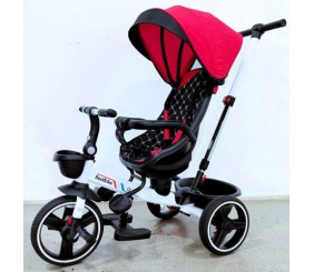 Велосипед 6390 BestTrike Oscar (1) ПОВОРОТНЕ СИДІННЯ, КЕРМО СКЛАДАЄТЬСЯ, КОЛЕСА З ПРОГУМОВАНИМ PU, КОШИК, ТЕЛЕСКОПІЧНА РУЧКА