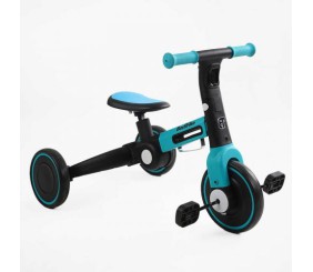 Велосипед 3-х колісний BS-77552 Best Trike (1) колеса EVA переднє 8’’, заднє 6’’, нейлонова рама, трансформується у велобіг, підсвічування, в коробці