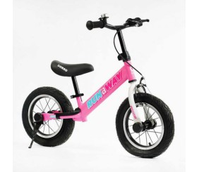 Велобіг Corso Run-a-Way CV-04561 (1) сталева рама, надувні колеса 12, ручне гальмо, підніжка, підставка для ніжок, дзвіночок, в коробці