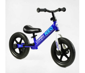 Велобіг "CORSO NEO" (сталева рама, колесо 12 EVA (ПІНА), підставка для ніг, в коробці)