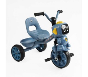 Велосипед 3-х колісний BS-40506 Best Trike (1) колеса EVA переднє 10’’, заднє 8’’, сталева рама, УКР. ОЗВУЧУВАННЯ, кошик, в коробці