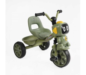 Велосипед 3-х колісний BS-50570 Best Trike (1) колеса EVA переднє 10’’, заднє 8’’, сталева рама, УКР. ОЗВУЧУВАННЯ, кошик, в коробці