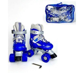 Ролики (розмір 27-30, колір СИНІЙ, колеса PVC, устілка 15-18 см, d колес – 4,5 см, в сумці)