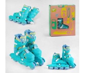 Ролики (розмір 26-29 (6) колір СИНІЙ, колеса PU, устілка – 15-16.5 см, d колес – 6 см, в коробці)