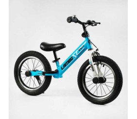 Велобіг CORSO LAMBO LB-14802 (1) сталева рама, ручне гальмо, колеса надувні резинові 14’’, алюмінієві обода, підставка для ніг, підніжка, дзвоник