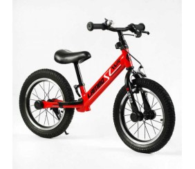 Велобіг CORSO LAMBO LB-14811 (1) сталева рама, ручне гальмо, колеса надувні резинові 14’’, алюмінієві обода, підставка для ніг, підніжка, дзвоник