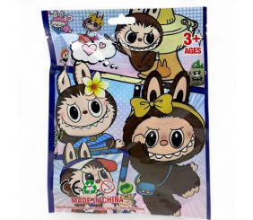 Іграшка-сюрприз (Лабубу 10 см брелок+ 3 картки), мікс видів