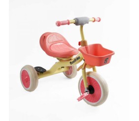 Велосипед 3-х колісний BS-41363 Best Trike (1) колеса EVA переднє 10’’, заднє 8’’, сталева рама, УКР.ОЗВУЧУВАННЯ, світло, кошик, в коробці