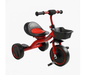 Велосипед 3-х колісний BS-44105 Best Trike (1) колеса EVA переднє 10’’, заднє 8’’, сталева рама, УКР.ОЗВУЧУВАННЯ, світло, кошик, в коробці