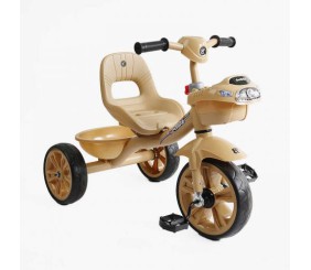 Велосипед 3-х колісний BS-60530 Best Trike (1) колеса EVA переднє 10’’, заднє 8’’, сталева рама, УКР. ОЗВУЧУВАННЯ, кошик, в коробці