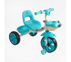 Велосипед 3-х колісний BS-60985 Best Trike (1) колеса EVA переднє 10’’, заднє 8’’, сталева рама, УКР. ОЗВУЧУВАННЯ, кошик, в коробці
