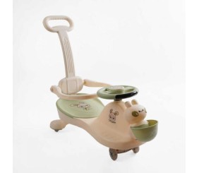 Каталка-толокар JOY LD-396-58 (1) колеса PU зі світлом, музика та світло, захисний бампер, батьківська ручка, в коробці