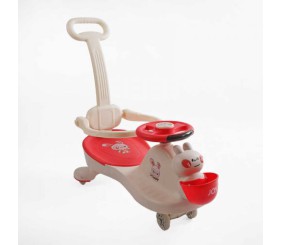 Каталка-толокар JOY LD-407-29 (1) колеса PU зі світлом, музика та світло, захисний бампер, батьківська ручка, в коробці