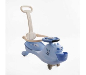 Каталка-толокар JOY LD-834-55 (1) колеса PU зі світлом, музика та світло, захисний бампер, батьківська ручка, в коробці