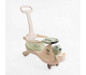 Каталка-толокар JOY SJ-325-74 (6) колеса PU зі світлом, музика та світло, захисний бампер, батьківська ручка, в коробці