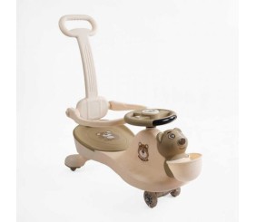 Каталка-толокар JOY SJ-849-26 (6) колеса PU зі світлом, музика та світло, захисний бампер, батьківська ручка, в коробці