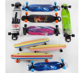 Скейт-лонгборд С 32022 (6) 6 видів, Best Board, підшипник АВЕС-11, колеса PU, d = 7см