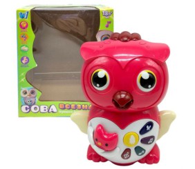 Музична сова "Всезнайко", укр (Малинова)